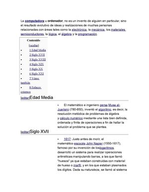 historia de la computadora