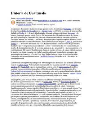 historia de Guatemala