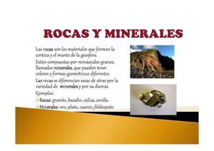 ROCAS Y MINERALES