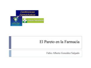 Pareto en la Farmacia