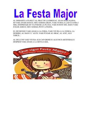 la festa major del prat