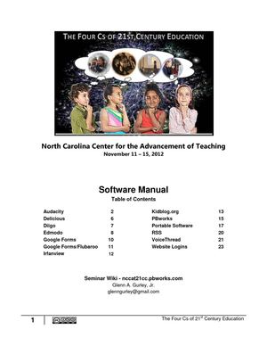 The Four Cs of 21st Century Education Software Manual