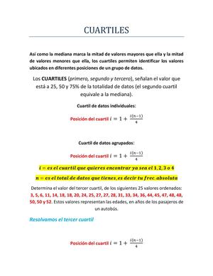 Cuartiles