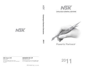 Catalogue NSK