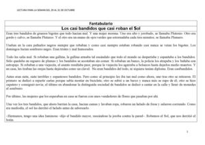 Lecturas de 1 ciclo, hora de lectura diaria