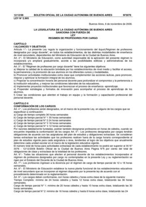 LEY Y RESOLUCIONES DEL PROFESOR POR CARGO