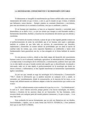 La Sociedad y El Conocimiento de la Tecnología