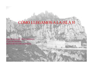 COMO LLEGAMOS A LA ISLA H