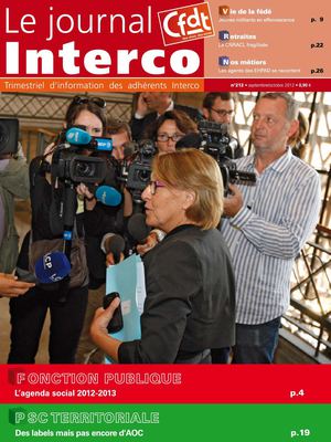 Le Journal Interco-CFDT N° 212 (Décembre 2012 à février 2013)