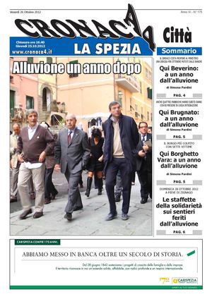 Cronaca4 di Venerdì 26 Ottobre 2012