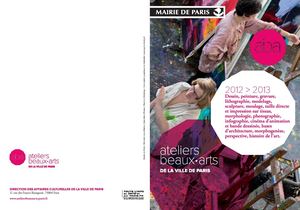 Brochure des Ateliers Beaux-Arts 2012-2013