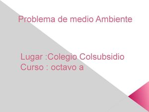 Solución Al Problema