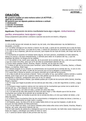 Predicacion cristiana evangelica- MI ADTITUD - Por Javier Gomez