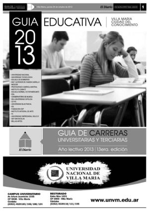 Guia Educativa 2013 - Villa Maria ciudad del conocimiento
