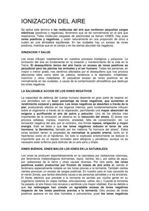 Los nuevos Inverter contienen ionizadores ¿Qué es?