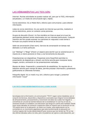 herramientas tics