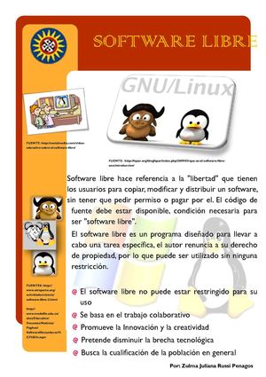 SOFTWARE LIBRE Y EDUCACIÓN