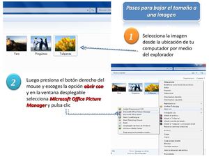 ¿Cómo cambiar el tamaño a mis fotografías e imágenes?