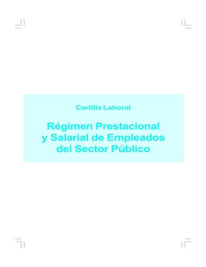 Cartilla Laboral Funcionarios Públicos