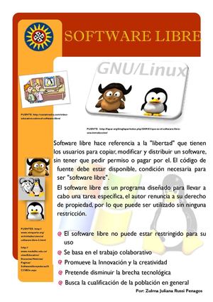 SOFTWARE LIBRE Y EDUCACIÓN