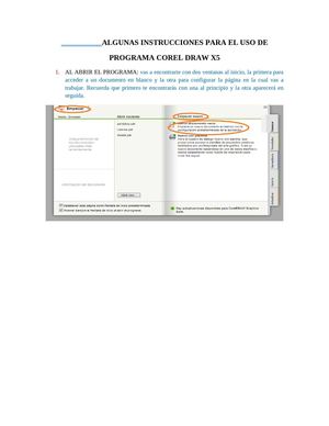 Manual para la utilización del programa Corel Draw X5