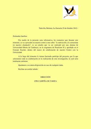 nota informativa padres cpr campi