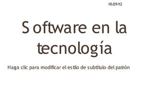 Importancia del software en la tecnologia