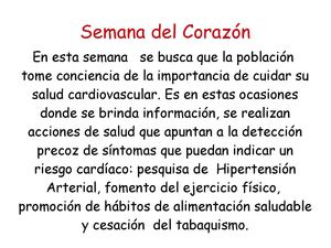 Como tener una buena alimentacion ( Semana del corazòn)