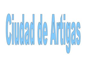 ciudad de artigas