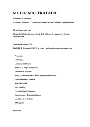 MUJER MALTRATADA