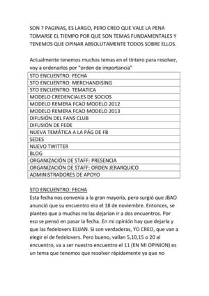 Temas para hablar - FCAO