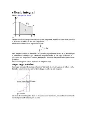 Que es calculo integral