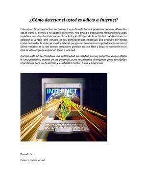 Cómo detectar si usted es adicto a Internet