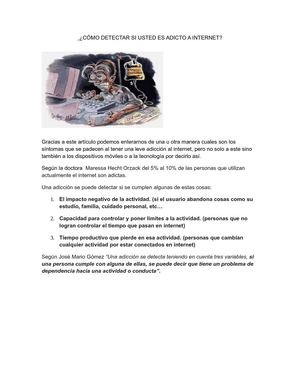 adiccion a internet