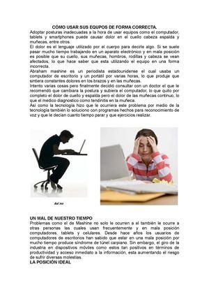 CÓMO USAR SUS EQUIPOS DE FORMA CORRECTA
