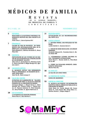 Vol. 14 nº 2 Noviembre 2012