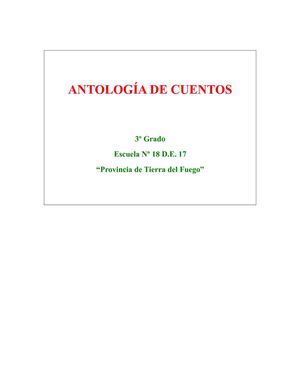 Antología de cuentos