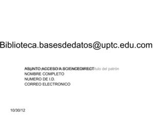 Bases de Datos UPTC