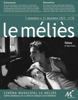 Cinéma Le Méliès (Montreuil) - Programme du 7 novembre au 11 décembre 2012