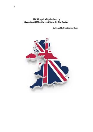 UK Hospitality Industry: Overview Of The Current State Of The Sector