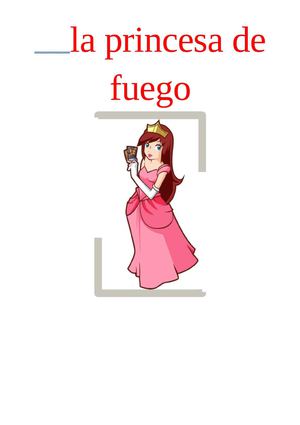 la princesa de fuego