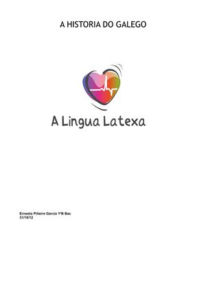 A formación do galego