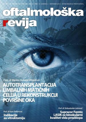 Treći broj Oftalmološke revije očne bolnice ‚‚Profesional - dr Suvajac'' 
