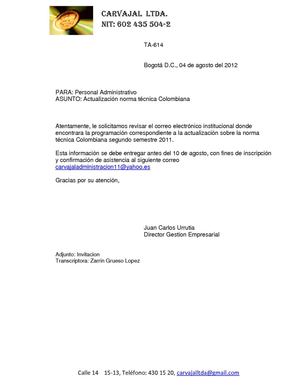 CIRCULAR INTERNA