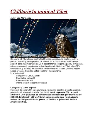 Călătorie în Tibet