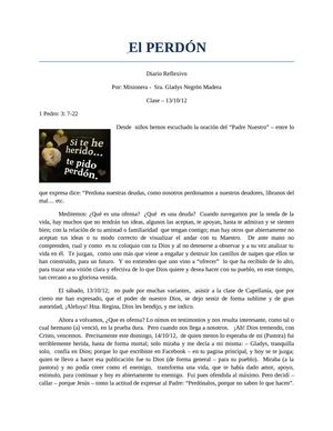 El PERDÓN