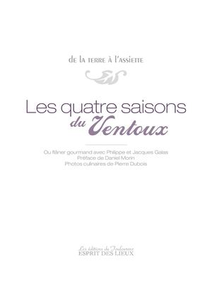 Les Quatre Saisons du Ventoux avec Jacques et Philippe Galas