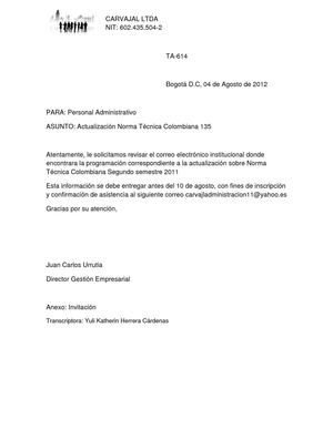 CIRCULAR INTERNA