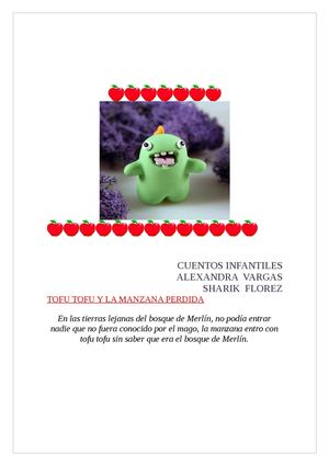 tofu tofu y la manzana perdida