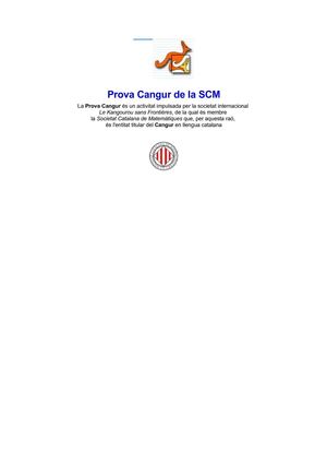 Proves Cangur 2013